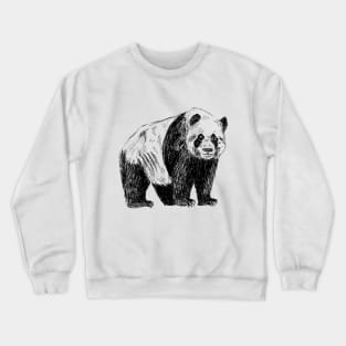 Panda Print Crewneck Sweatshirt